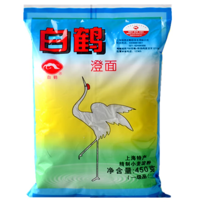 白鹤 澄面(优质金边) 450g*40包