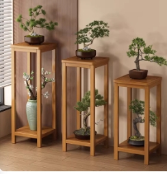 实木花架35cm*35cm*90