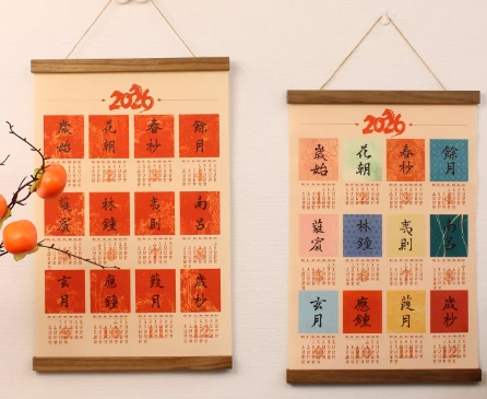 日历作品纸