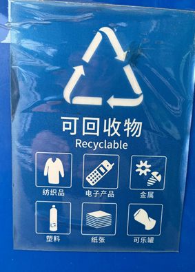 可回收物标识15*20