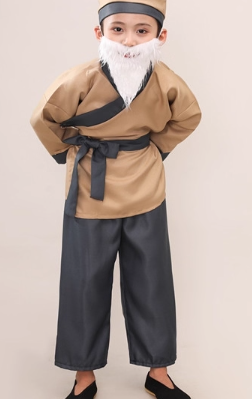 小老头表演服