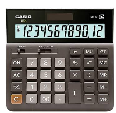 卡西欧 计算器 DH-12-BK 12位 黑色