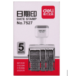得力（deli） 7527 日期印 9位 塑料+铁  5*40*86
