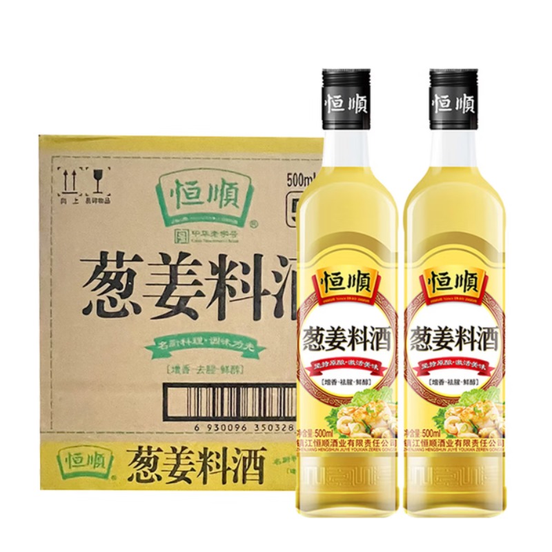 葱姜料酒480m1 12瓶/箱