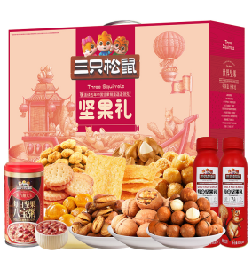 三只松鼠欢乐坚果零食2046g