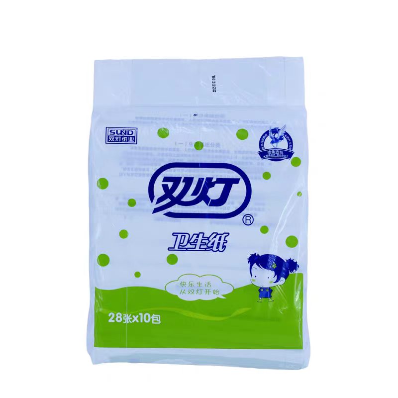 双灯 刀纸 10包/28张长条卫生纸老式加厚加长款飫哥瑁饰 80包/件