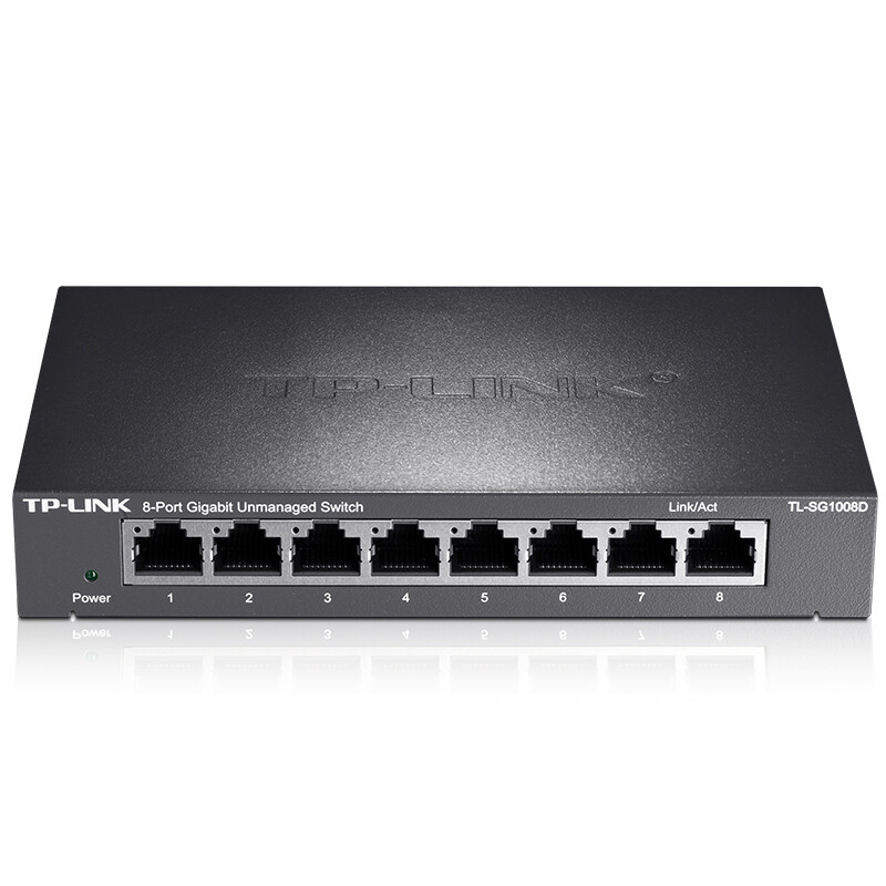 TP-LINK 千兆交换机8口 TL-SG1008D