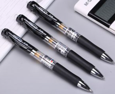 晨光 按制中性笔 K-35 0.5mm 子弹头 黑色 12支/盒