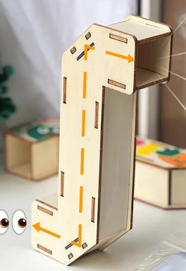 创意潜望镜制作材料包 DIY潜望镜