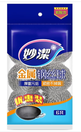 钢丝球妙洁 钢丝球 6个/包