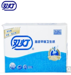 双灯平板卫生纸 20包/件