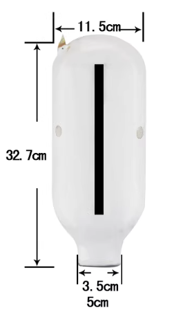 热水瓶玻璃内胆 2L 5磅