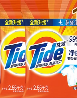 汰渍洗衣粉(2.55kg一包)4包/件