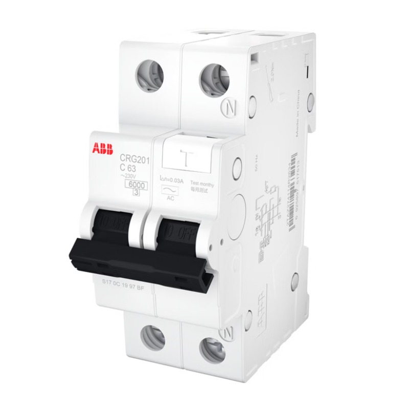 国产 ABB 微断开关(带漏保) 63A/1P+N