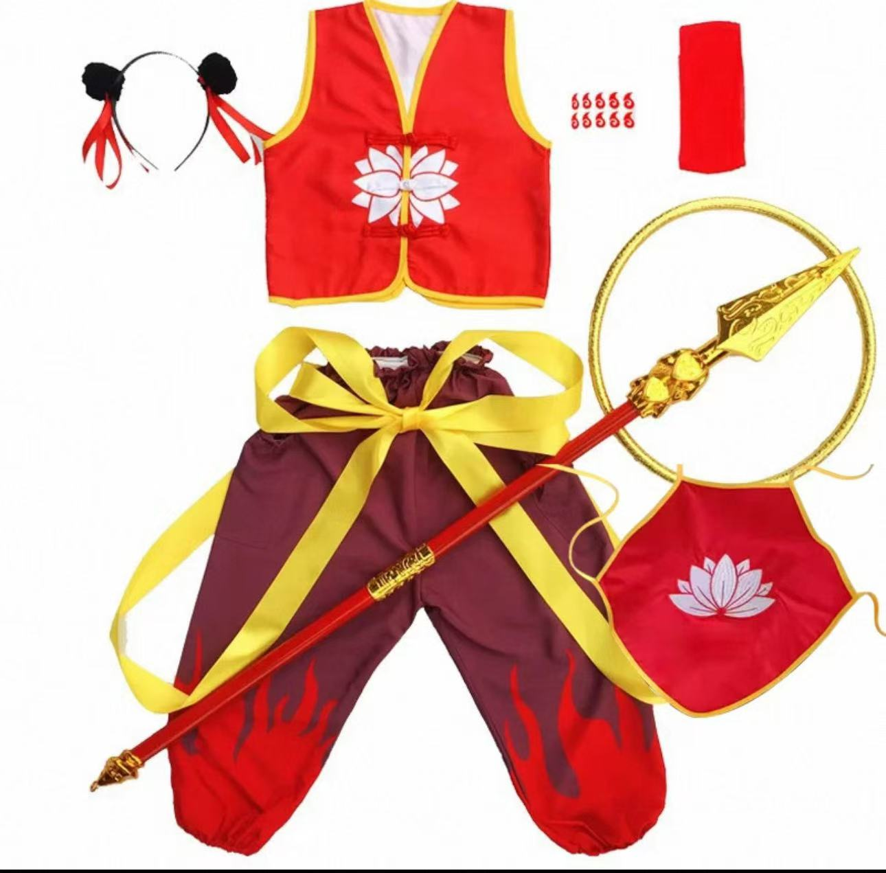 哪吒七件套+火尖枪+乾坤圈120
