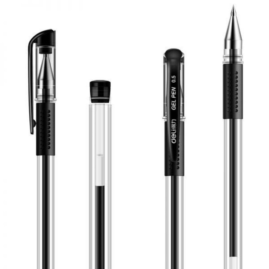 得力 中性笔 6600ES 0.5mm 黑色