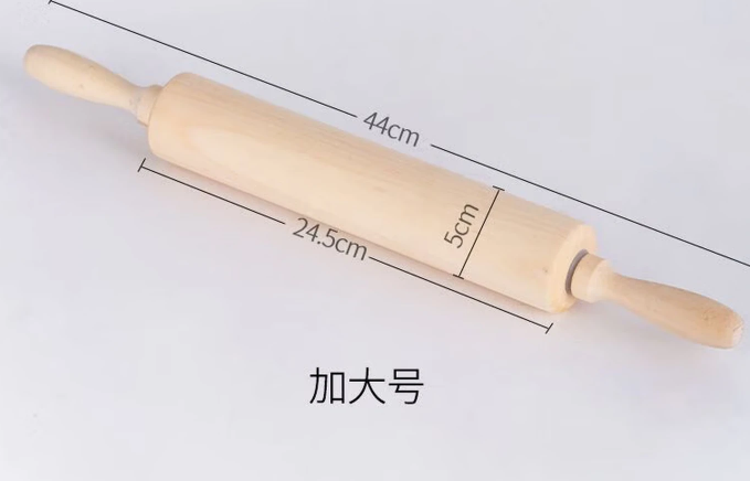 百陶会陶艺滚轴泥板成型工具擀面杖实木擀泥仗  大泥拍