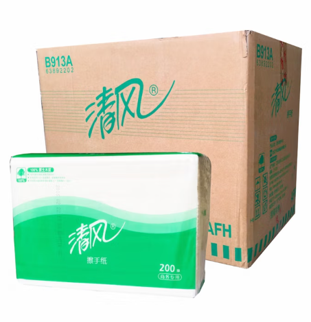 清风擦手纸