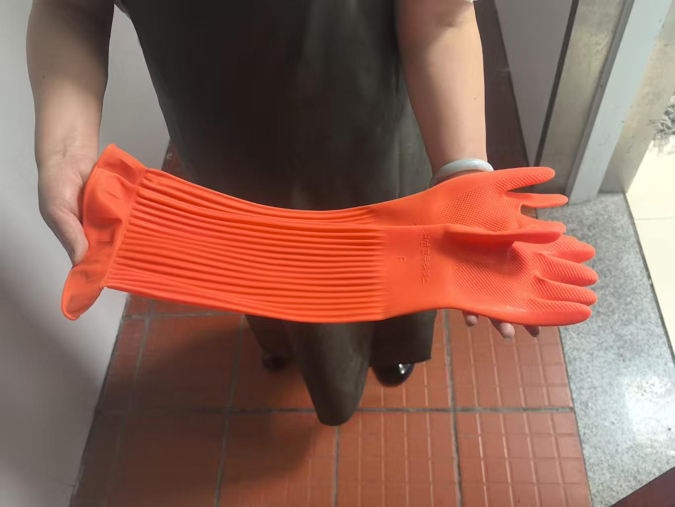 厨房长袖防水手套