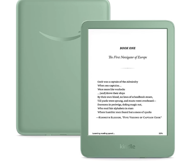 kindle 2024全新青春版亚马逊300ppi高清16G背光电子墨水屏阅读器