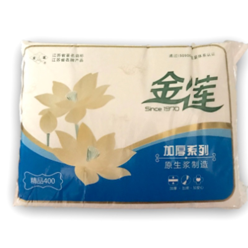 金莲400g平板卫生纸 20包/箱