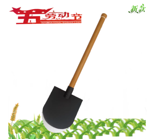 锄头道具 木色铁锹80