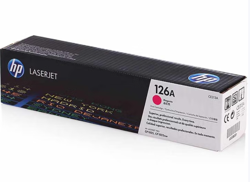 HPLASERJE126A硒鼓红色（CE313A）、蓝色（CE311A）、黄色（CE312A）、黑色（CE310A）