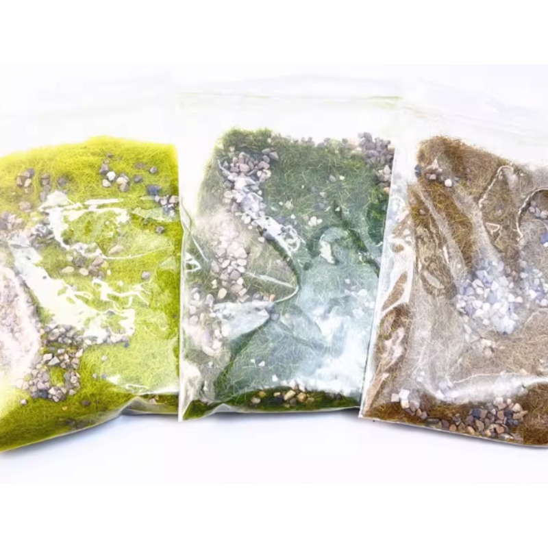 微景仿真地面草石子颗粒 50g*3色
