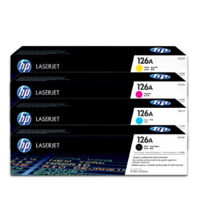 HP CP1025nw 硒鼓126A 原装四色套装
