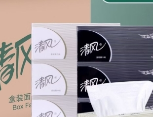 清风盒装抽纸 080