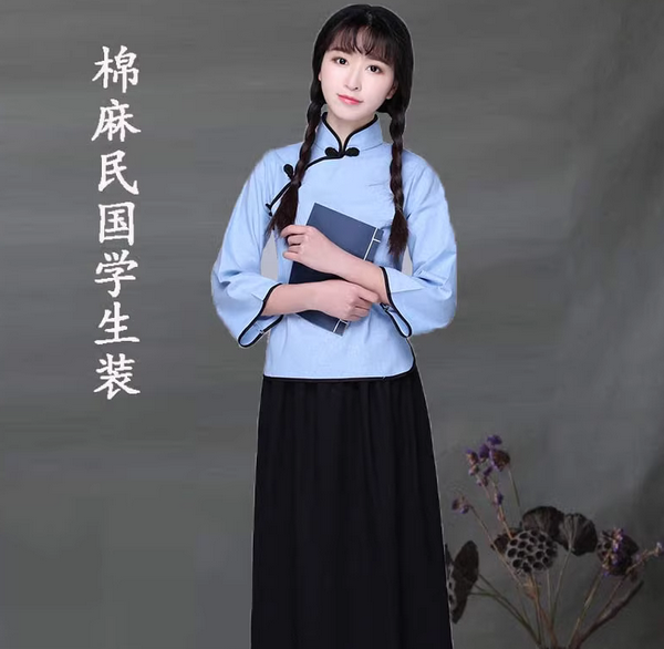 民国学生裙装演出服 女款