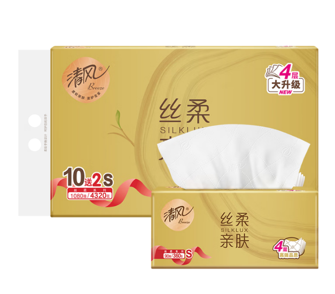清风S码面抽纸 080