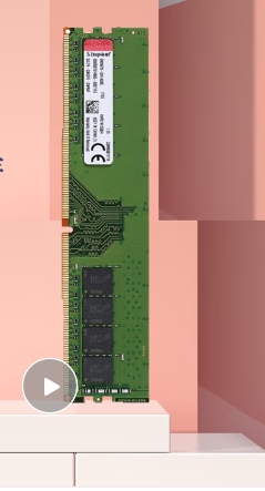 金士顿(Kingston)内存条 DDR4 3200 2666 4代台式机电脑内存条 DDR4 2400 16G 台式机内存