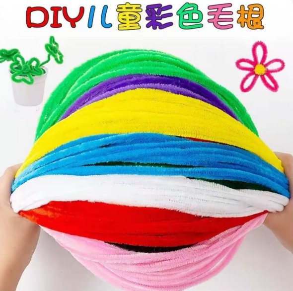 马卡龙色扭扭棒