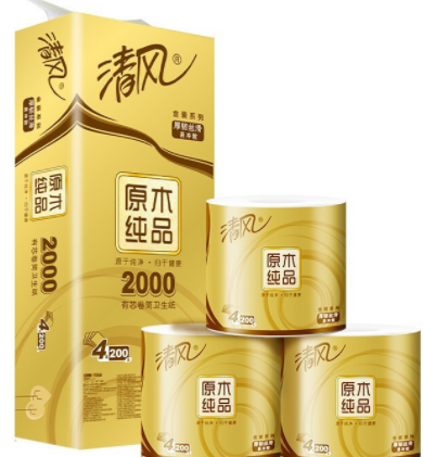 清风 B20AGJ1   4层加厚 200克10卷/提