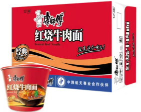 康师傅方便面经典红烧牛肉面 口味随机