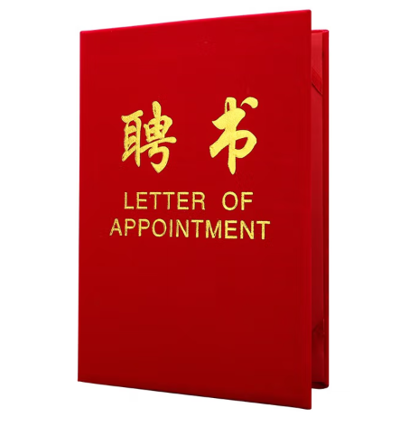 绒面发泡聘书