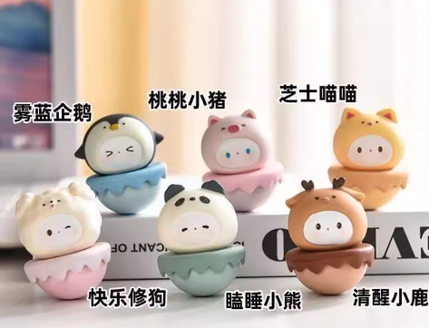 不倒翁摆件  6件套