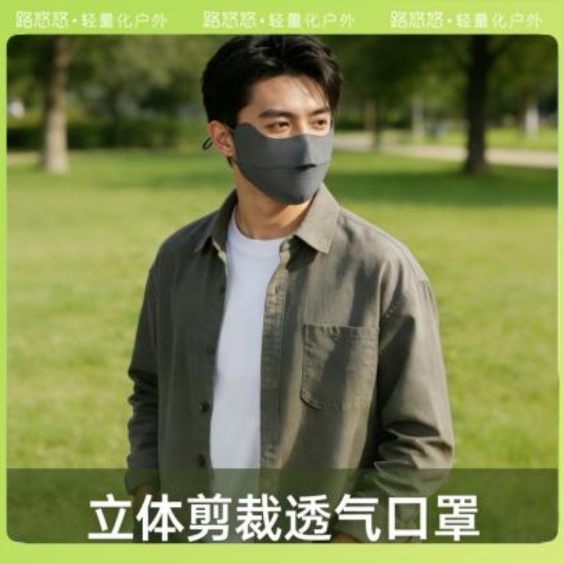 路悠悠冰丝防晒口罩系列CF1319
